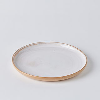 White Glazed Starter Plate