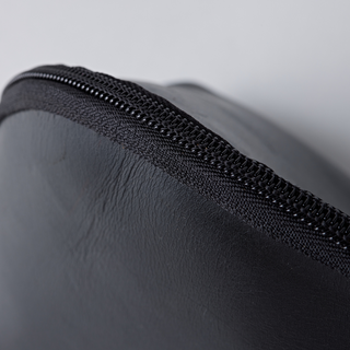Ladies’ Leather Cosmetic Bag in Black