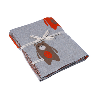 Bear Necessity Cotton Baby Blanket