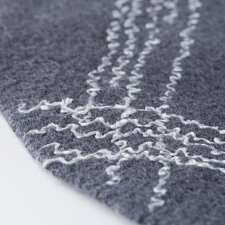 Charcoal wool placemat - Itafile Placemat