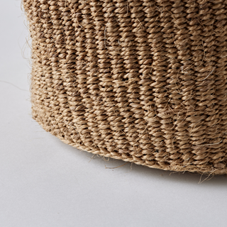 Sisal Woven Basket – Plain Beige