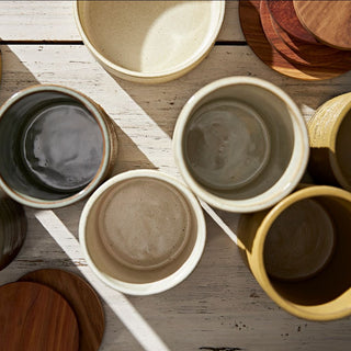 Vorster & Braye Large Storage Jar with Wooden Lid