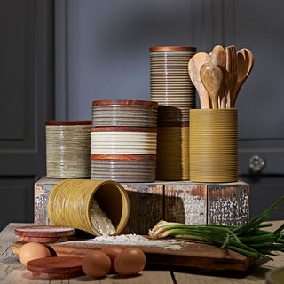 Vorster & Braye Large Storage Jar with Wooden Lid