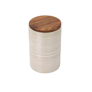 Vorster & Braye Large Storage Jar with Wooden Lid