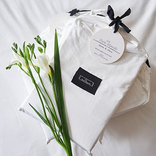 Saxon Duvet Set with White Satin Stitch Detail