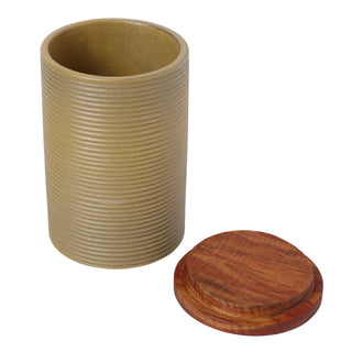 Vorster & Braye Large Storage Jar with Wooden Lid