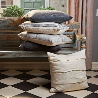 Layered Scatter Cushion in Ivory
