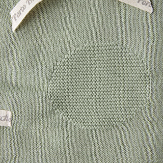 Bouncing Circles Cotton Baby Blanket in Mint