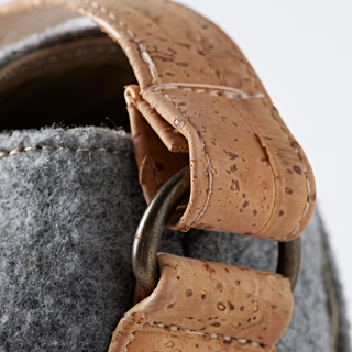 Sutherland Recycled Felt and Cork Handbag by Sage & Sunday