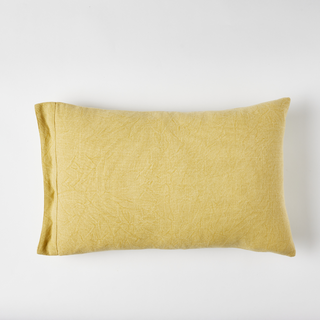 Azura Textured Stonewashed Cotton Scatter - Mustard