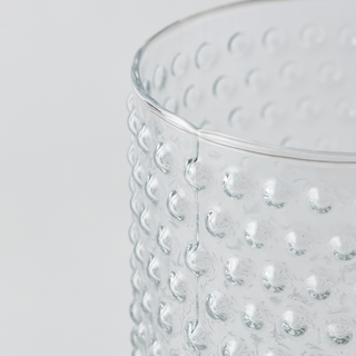 Cassidy Cylindrical Dotted Glass Vase