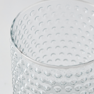 Cassidy Cylindrical Dotted Glass Vase