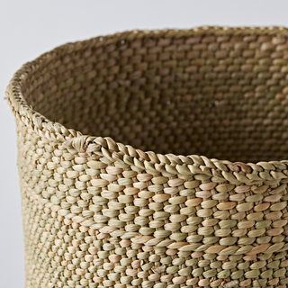 Grass Woven Basket - in Natural