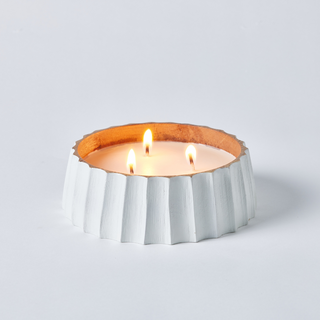 Vanilla-scented Soy Wax Candle – White