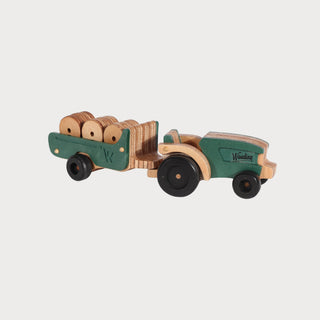 Woodinq Toy Tractor & Trailer