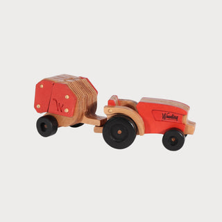 Woodinq Toy Tractor With Baler