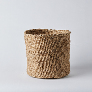Sisal Woven Basket – Plain Beige