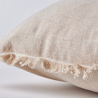 Marisol Textured Stonewashed Cotton Scatter, In Taupe