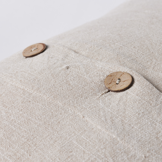 Marisol Textured Stonewashed Cotton Scatter, In Taupe