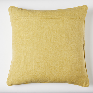 Esperanza Textured Stonewashed Cotton Scatter, in Mustard