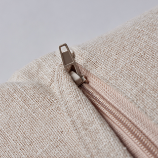 Esperanza Textured Stonewashed Cotton Scatter, in Taupe