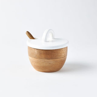 Suraya Small Wooden Serving Bowl