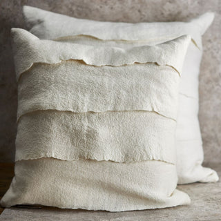 Layered Scatter Cushion in Ivory