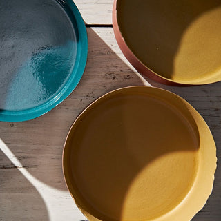 Vorster & Braye Decorative Ceramic Bowl - Terracotta and Mustard