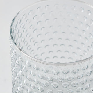 Cassidy Cylindrical Dotted Glass Vase