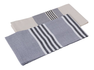 Banded Stripes Kitchen Towel Set