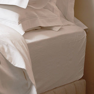 Classic White Cotton Fitted Sheet