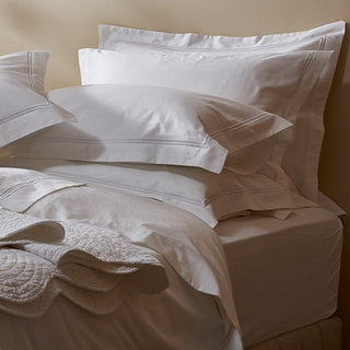 Classic White Cotton Fitted Sheet