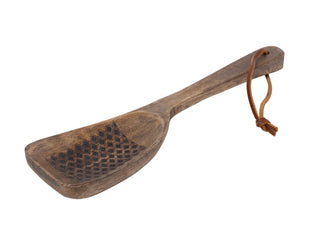 Cardamom wooden snack ladle