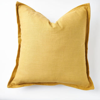 Diego Textured Cotton Scatter Cushion, in Mustard