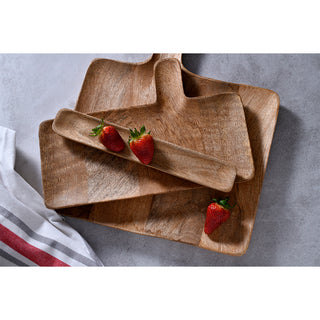 Kanpur Wooden Four-Piece Meze Set