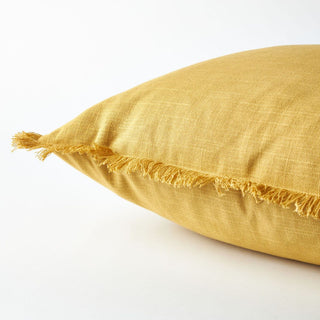 Fernando Textured Cotton Scatter Cushion, in Mustard