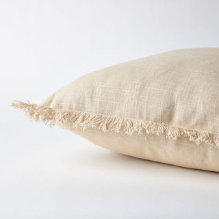 Fernando Textured Cotton Scatter Cushion, in Taupe