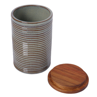 Vorster & Braye Large Storage Jar with Wooden Lid