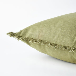Fernando Textured Cotton Scatter Cushion, in Sage