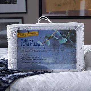 Memory Foam Pillow with Aloe Vera Fabric (Twin Pack)