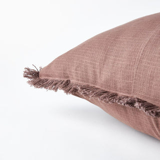 Fernando Textured Cotton Scatter Cushion, in Mocha