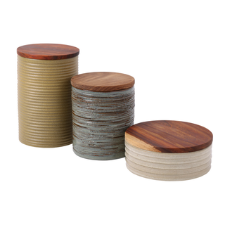 Vorster & Braye Medium Storage Jar with Wooden Lid