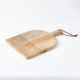 Alicante Oblong Wooden Board with Leather Thong