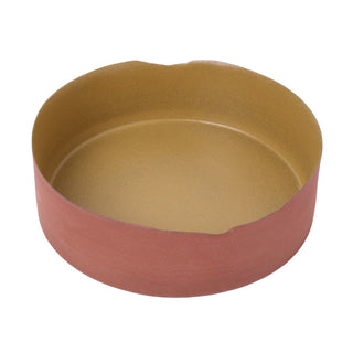 Vorster & Braye Decorative Ceramic Bowl - Terracotta and Mustard